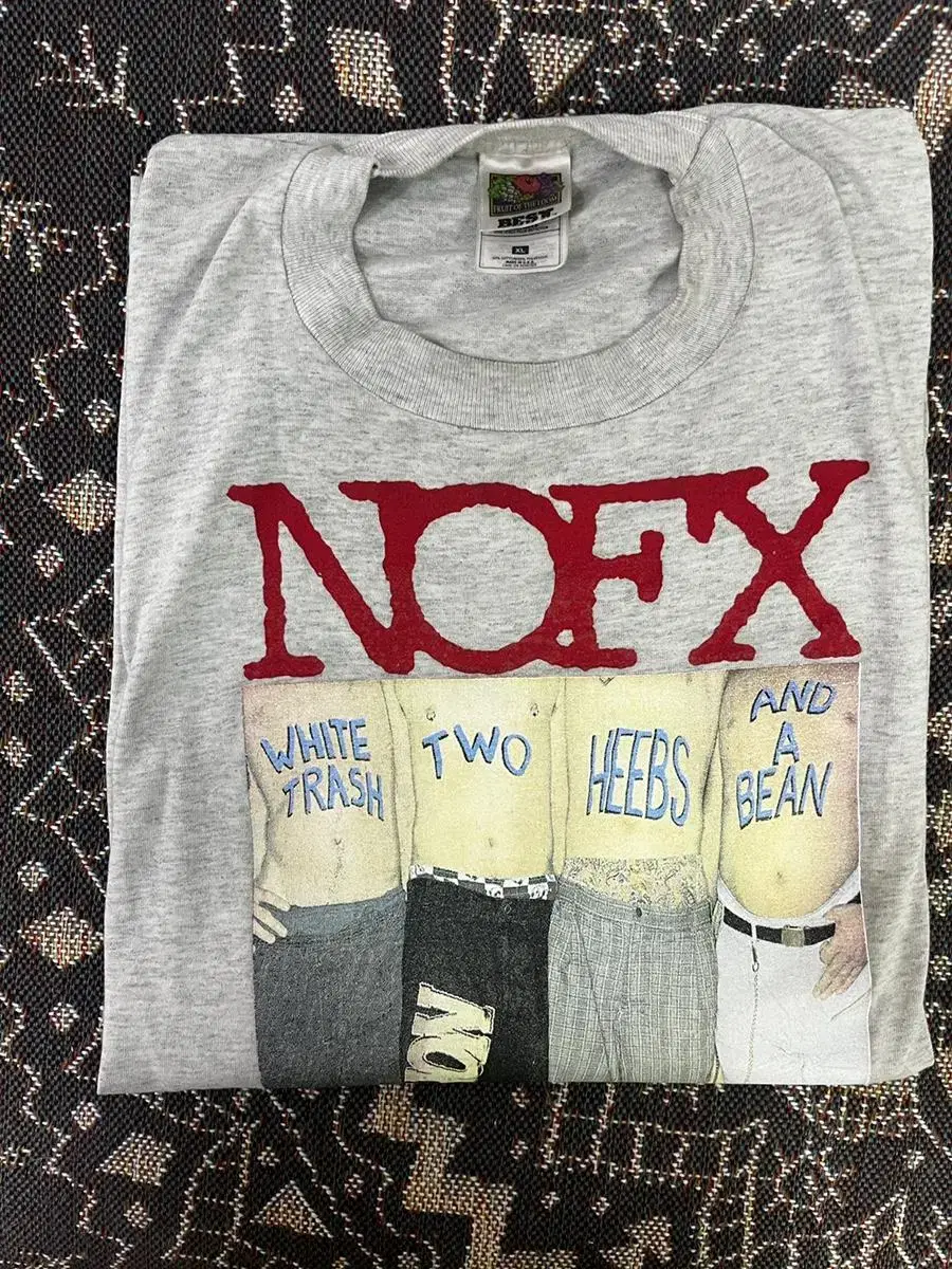 90s 빈티지 Nofx 밴드티 xl